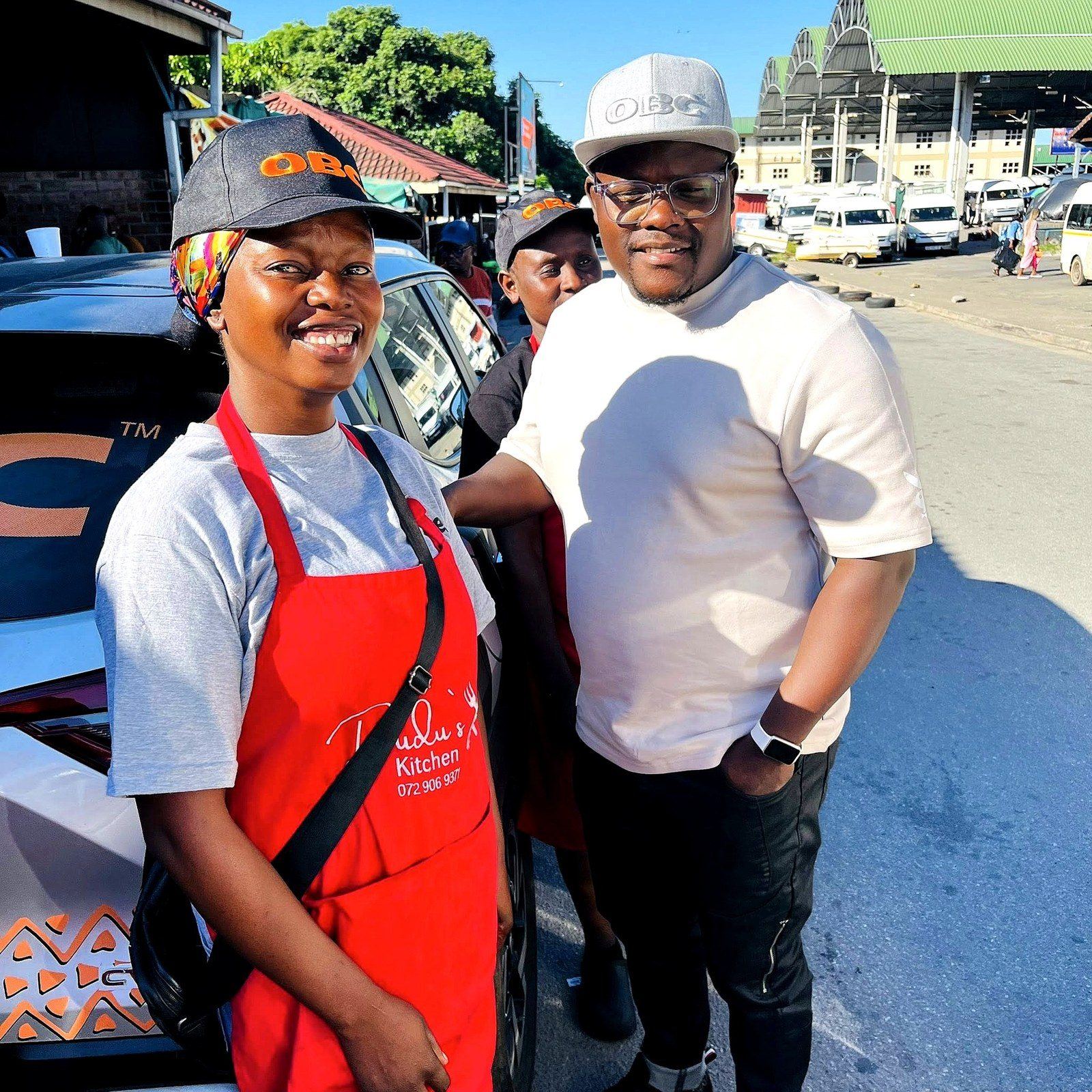 Dudu with Chef Makamu and team